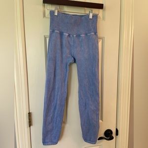 Free People Movement Good Karma Leggings size medium large blue